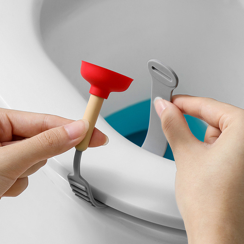 1vnt Kūrybingas mielas buitinis silikoninis tualeto dangčio pakėlimas be nešvarių rankų tualeto dangčio pakėlimas tualeto sėdynės pakėlimas vonios kambario priedai