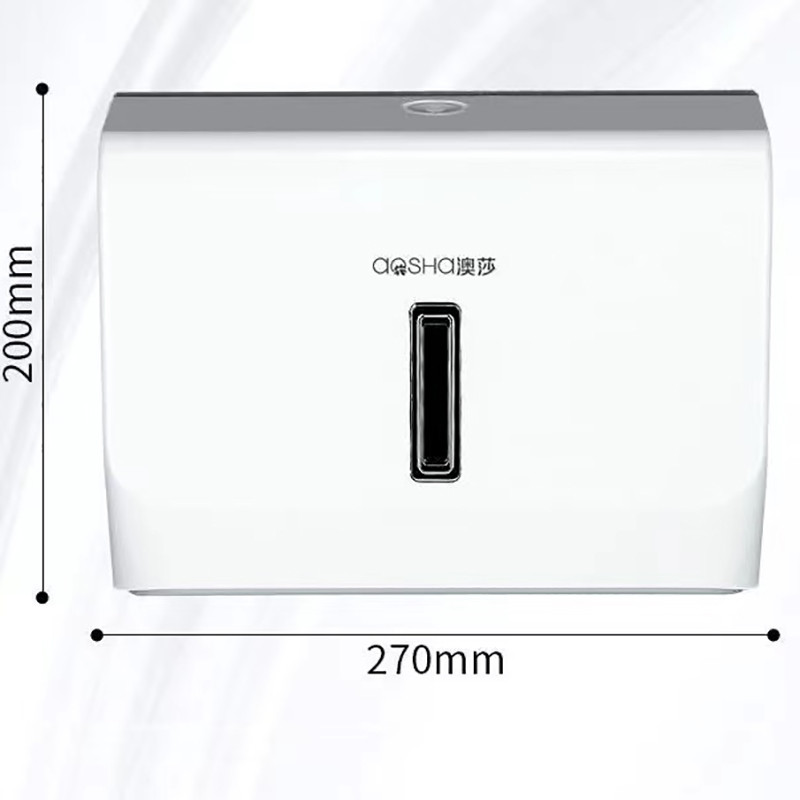 Dozator kuhinjskih maramica Luksuzni dozator papirnatih ručnika Visokokvalitetna kutija za marame od ABS-a Bez bušilica za WC