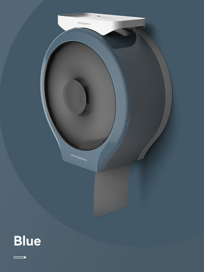 Interhasa! Zidna ABS kutija za toaletne rupčiće Vodootporna rola papirnatih maramica Držač velikih maramica za pohranu Kućanski dozator maramica