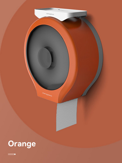 Interhasa! Zidna ABS kutija za toaletne rupčiće Vodootporna rola papirnatih maramica Držač velikih maramica za pohranu Kućanski dozator maramica