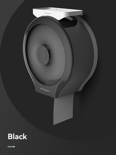 Interhasa! Zidna ABS kutija za toaletne rupčiće Vodootporna rola papirnatih maramica Držač velikih maramica za pohranu Kućanski dozator maramica