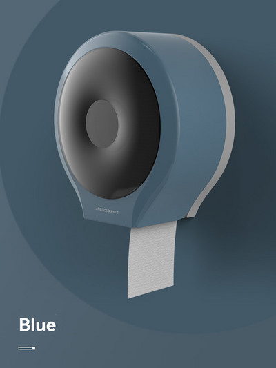 Interhasa! Zidna ABS kutija za toaletne rupčiće Vodootporna rola papirnatih maramica Držač velikih maramica za pohranu Kućanski dozator maramica