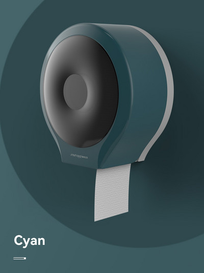 Interhasa! Zidna ABS kutija za toaletne rupčiće Vodootporna rola papirnatih maramica Držač velikih maramica za pohranu Kućanski dozator maramica