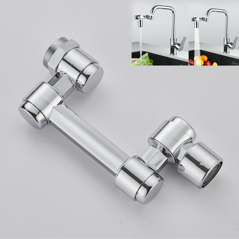 Nova univerzalna slavina s produžetkom rotacije 1440° Perlator Plastični filtar za prskanje Kuhinjske slavine za umivaonik Mlaznica za mjehuriće Robotska ruka