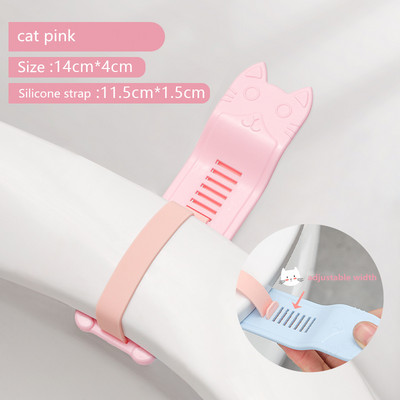 Podizač poklopca za WC školjku Ručka poklopca za WC školjku nije prljava Ruka Prsten za WC školjku Okretna ručka za otkrivanje artefakata Kupaonski pribor