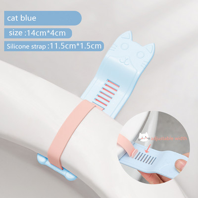 Podizač poklopca za WC školjku Ručka poklopca za WC školjku nije prljava Ruka Prsten za WC školjku Okretna ručka za otkrivanje artefakata Kupaonski pribor