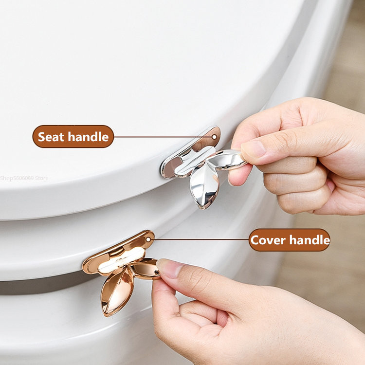 Podizač poklopca za WC školjku Ručka poklopca za WC školjku nije prljava Ruka Prsten za WC školjku Okretna ručka za otkrivanje artefakata Kupaonski pribor