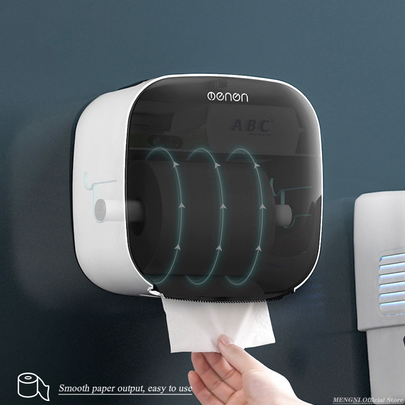 MENGNI aukštos kokybės prabangus tualetinio popieriaus laikiklis, vandeniui atsparus audinių laikymo dėžutė tualeto ritinėlių tvarkyklės vonios kambario priedų rinkiniai