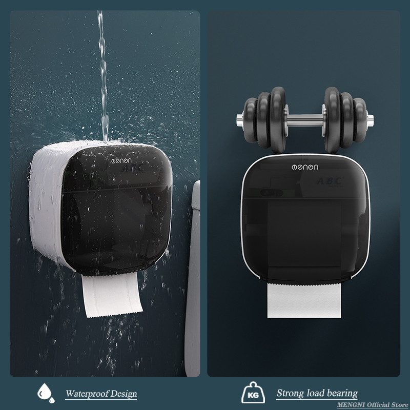 MENGNI aukštos kokybės prabangus tualetinio popieriaus laikiklis, vandeniui atsparus audinių laikymo dėžutė tualeto ritinėlių tvarkyklės vonios kambario priedų rinkiniai