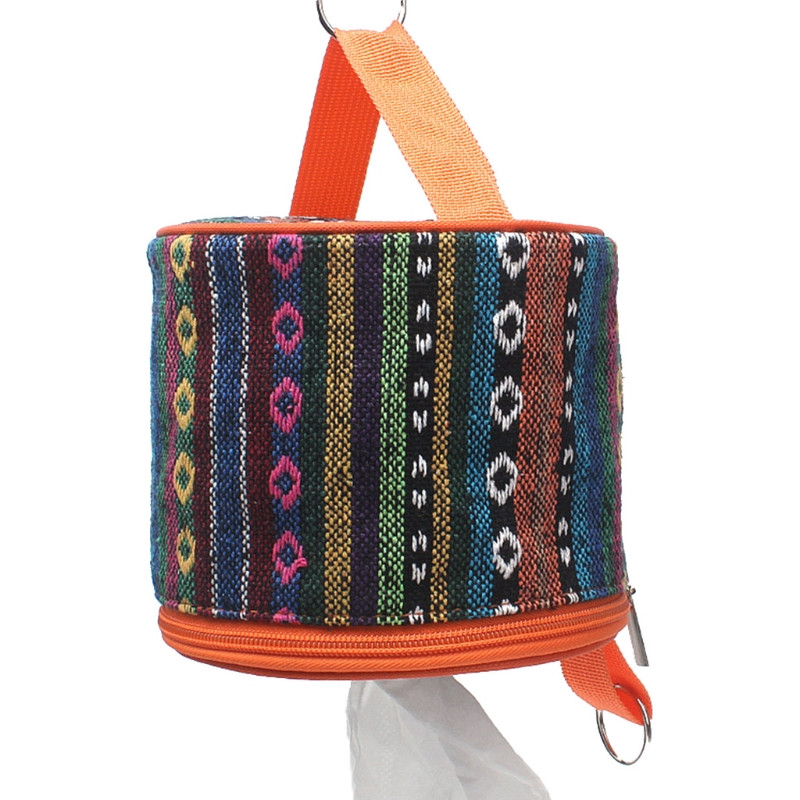 Kampiranje na otvorenom Nacionalni stil Sklopivi držač torbice od toaletnog papira Prijenosna putna torba za pohranu salveta Izdržljiva kutija