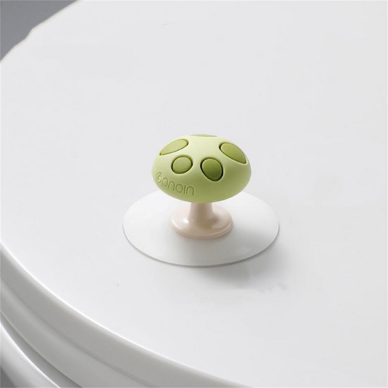 Jauks sēņu stila tualetes sēdekļa pacēlājs, universāls, saglabājiet tīrību tualetes vāka pacēlājs, paceliet netīras rokas Vannas istabas tualetes piederumi