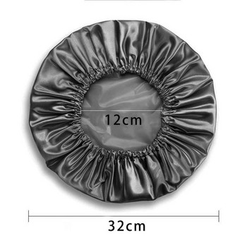 Водоустойчива шапка за душ Двупластово покривало за коса за душ Дамски консумативи за кухня Баня Шапки за шампоан Шапка за баня