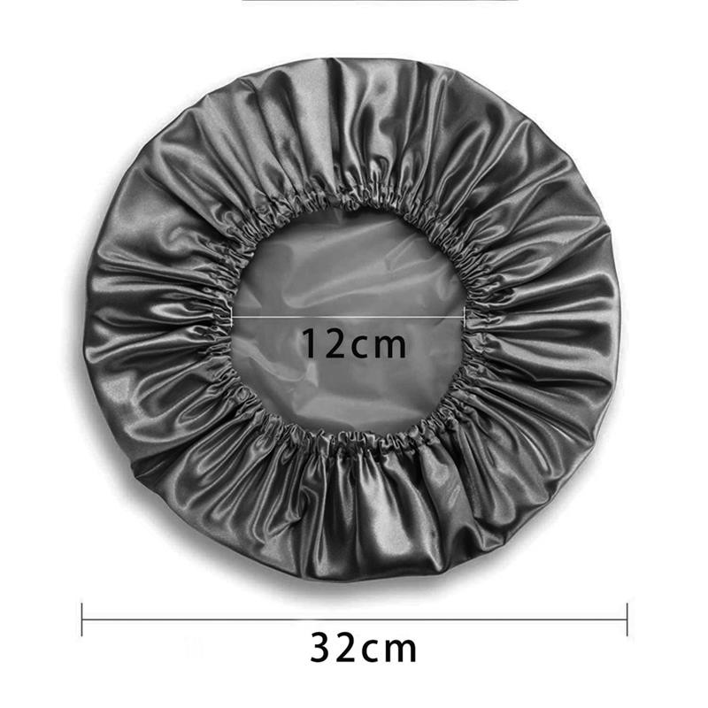 Vodootporna kapa za tuširanje Dvoslojna navlaka za kosu za tuširanje Ženski pribor za kuhinju Kupaonica Kape za šampon Šešir za kupanje
