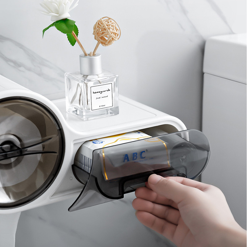 Prijenosni držač toaletnog papira za kupaonicu Vodootporni držač toaletnog papira Zidna kutija za maramice WC Kupaonski pribor