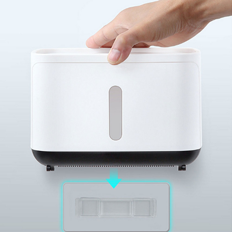 Vodootporni držač toaletnog papira Zidni držač papira za WC policu Kutija Pladanj Rola Kutija za pohranu Organizator Kupaonski pribor