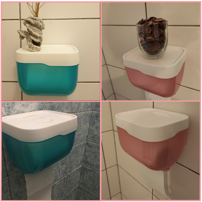 Vodootporan držač toaletnog papira za držač toaletnog papira Držač ručnika Dozator za kupaonicu Kutija za pohranu Držač toaletnog papira na zid