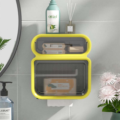 Višenamjenski držač toaletnog papira Vodootporna zidna rola Kutija za pohranu papira Kutija za maramice Držač papirnatih ručnika Prijenosni