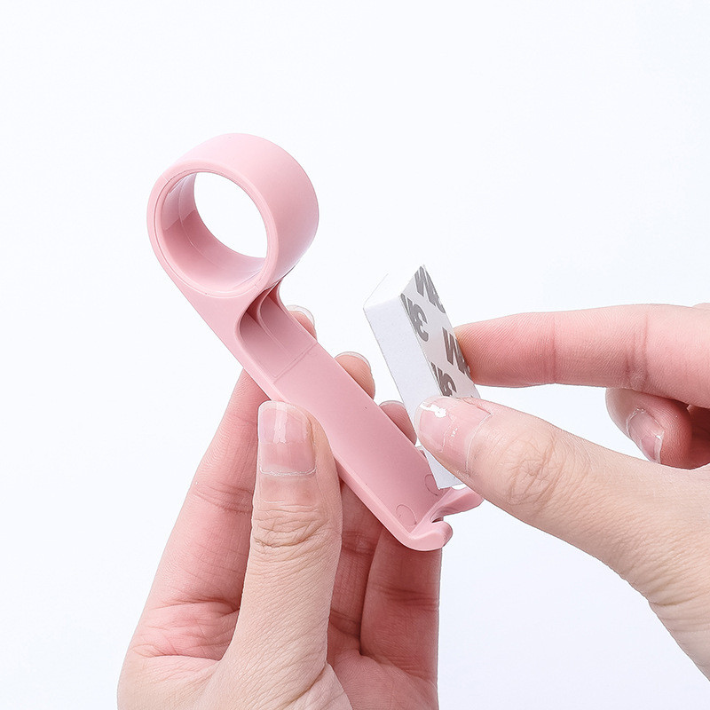 Nešiojamos tualeto sėdynės pakeliamas tualeto dangčio kėlimo įtaisas Venkite liesti tualeto dangčio rankenos priedai Namų vonios reikmenys