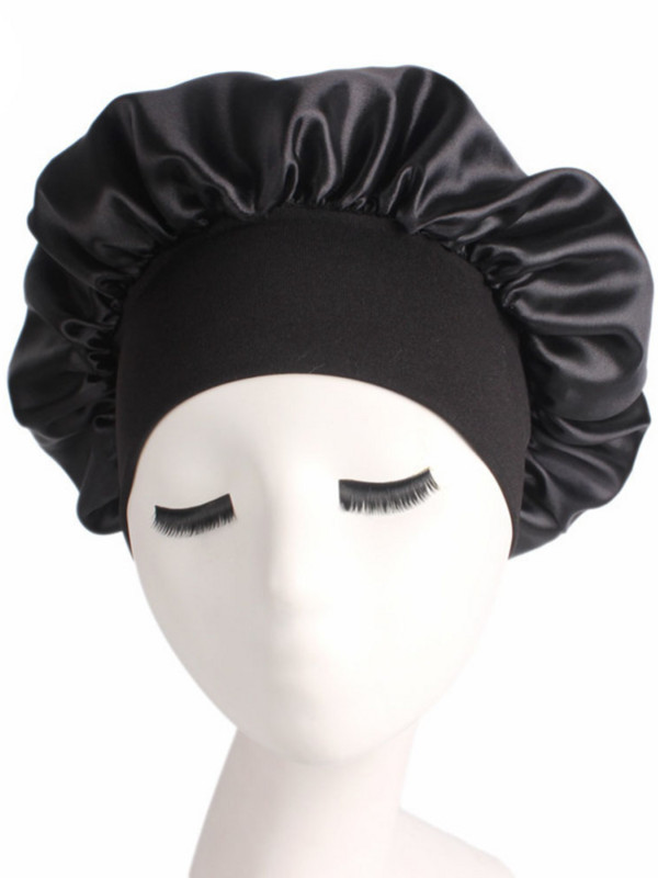 1 kom. Nova ženska satenska jednobojna kapa za spavanje Noćna kapa za spavanje Njega kose Bonnet Noćna kapa za žene Muškarci Unisex kapa Bonnet De Nuit