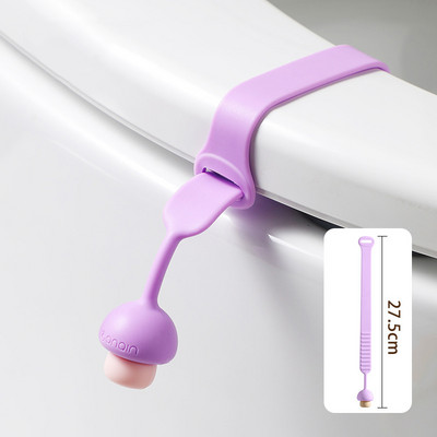 Radošs silikona apgriežams pārsegs jauks sēņu tualetes sēdekļa vāks, pacēlājs pret netīrumiem, pretslīdes sprādze mājas vannas istabas piederumiem