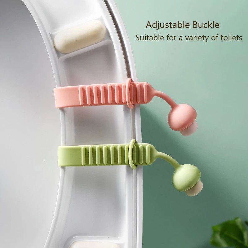 Radošs silikona apgriežams pārsegs jauks sēņu tualetes sēdekļa vāks, pacēlājs pret netīrumiem, pretslīdes sprādze mājas vannas istabas piederumiem