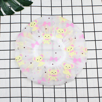 1gb ūdensizturīga dušas cepure, bieza jauka vannas cepure, krāsa elastīga peldcepure Vannas istabas piederumi