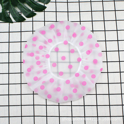 1gb ūdensizturīga dušas cepure, bieza jauka vannas cepure, krāsa elastīga peldcepure Vannas istabas piederumi