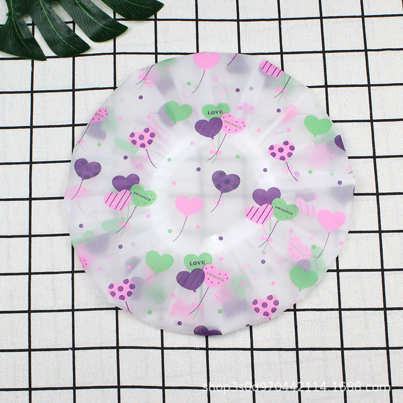 1gb ūdensizturīga dušas cepure, bieza jauka vannas cepure, krāsa elastīga peldcepure Vannas istabas piederumi