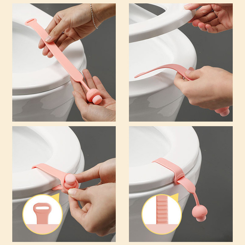 Tualetes sēdekļa vāka pacēlājs Tualetes pacelšanas ierīce Izvairieties pieskarties tualetes vāka rokturim, podiņa sēdekļa pacēlājam, sanitārajiem tualetes tualetes piederumiem