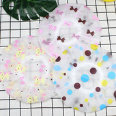 1Gb ūdensnecaurlaidīga dušas cepure, bieza elastīga vannas cepure, vannas cepure sievietēm frizētavas vannas istabas izstrādājumi