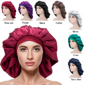 Női szatén fejkendő Sleeping Bonnet Hajpakoló sapka sapka fejpánt fejfedő