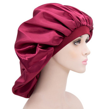Γυναικείο σατέν μαντήλι κεφαλής Καπό ύπνου Καπέλο Καπέλο Περιτύλιγμα μαλλιών Καπέλο κεφαλόδεσμο