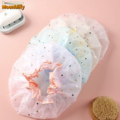 Dvoslojni dizajn zvjezdanog neba, debela vodootporna kapa za tuširanje, zvjezdani uzorak, oprema za kupaonske frizerske salone, šeširi za kupanje, šeširi za žene