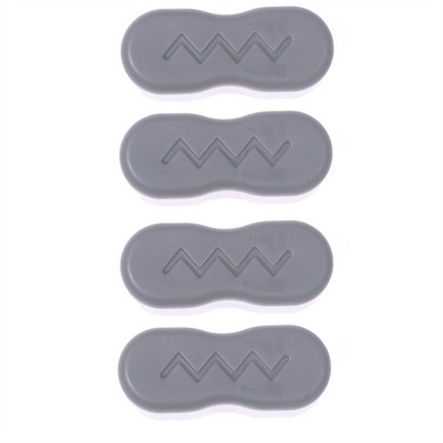 4gab./partija Pretslīdes tualetes pārsega blīve Buferis Pašlīmējošie sēdekļa amortizācijas spilventiņi nodrošina lielisku bufera spilvena paliktni