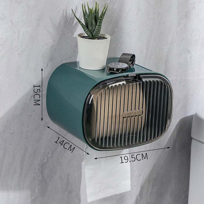 Zidna kreativna kutija za toaletni papir Vodootporna cijev za rolu pladnja Kutija za pohranu toaletnog papira Kutija za pladanj Polica Kupaonski pribor