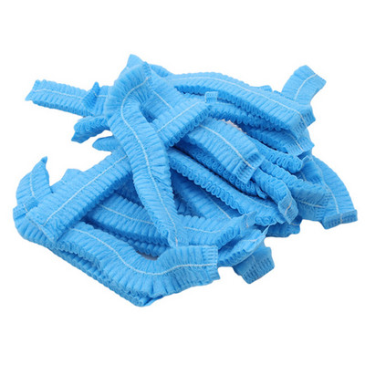 100 GAB vienreizējās lietošanas vāciņa cepure Jauna putekļu necaurlaidīga sloksnes pārsegu skaistumkopšanas salona vāciņš aizsargvāciņš vannas istabas piederumu sīkrīki