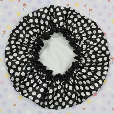 Visokokvalitetne poliesterske satenske dvoslojne kape za tuširanje za žene koje se mogu ponovno koristiti, 26 dostupnih artikala