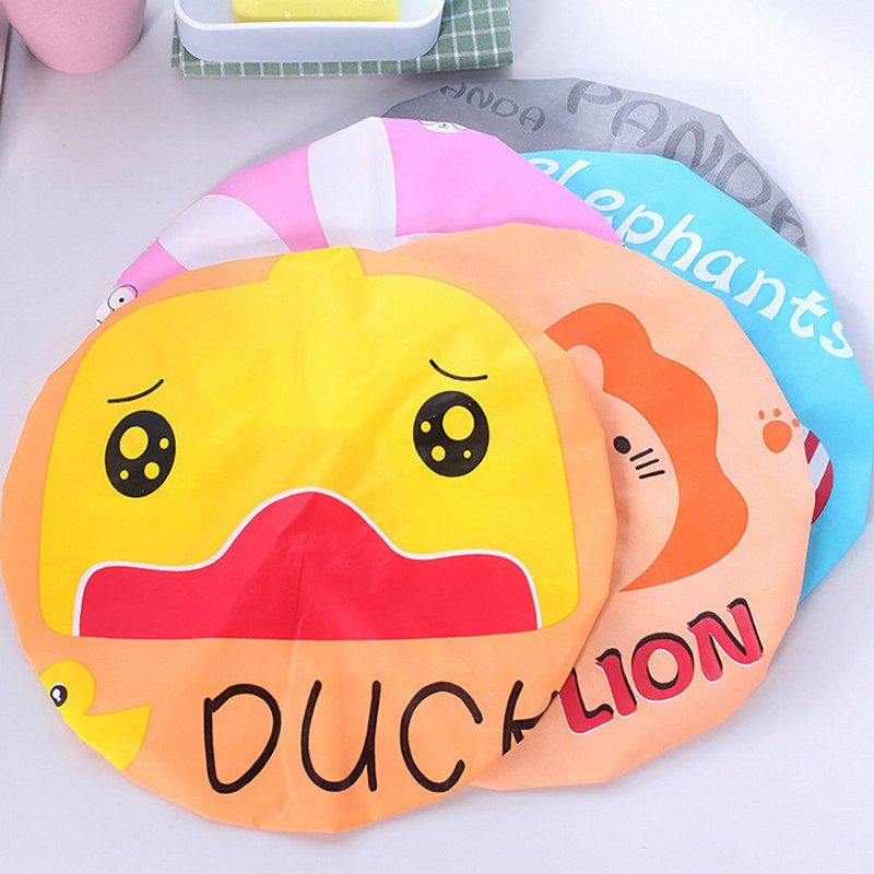 Ženske kape za tuširanje Šarene navlake za kosu za tuširanje Odrasle Vodootporne Kape s elastičnom trakom za kupanje Spa kape Ženske dječje zaštitne kape za kosu