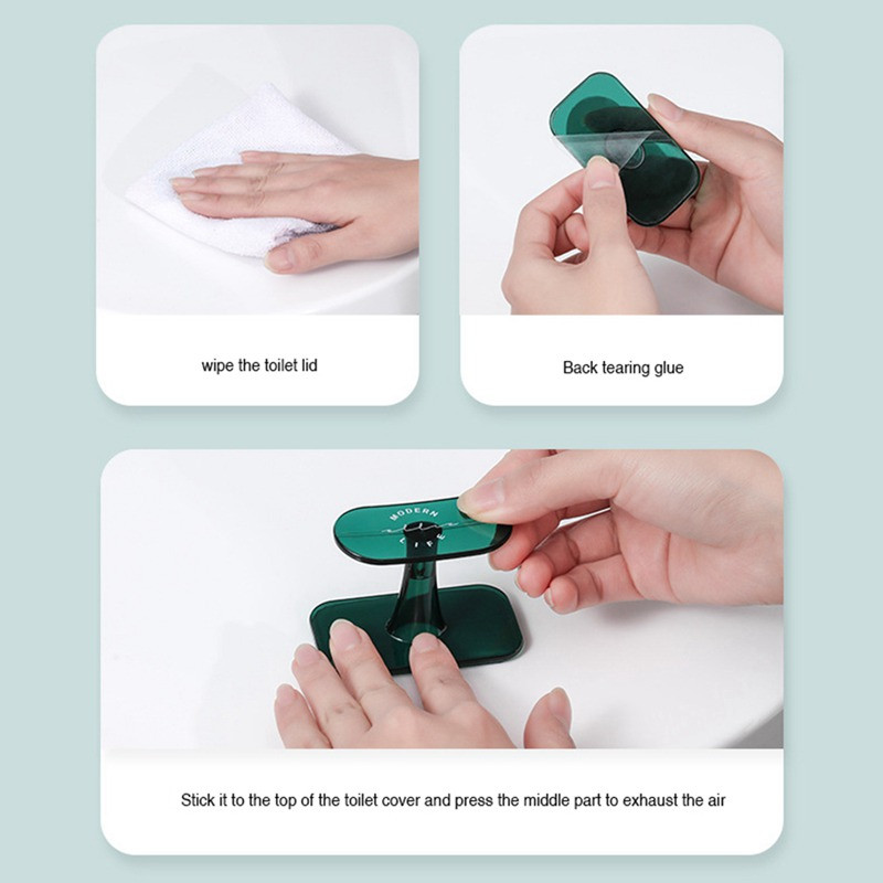 Pārnēsājams caurspīdīgs tualetes sēdekļa pacēlājs tualetes pacelšanas ierīce Izvairieties pieskarties tualetes vākam, rokturis tualetes piederumi, instrumenti