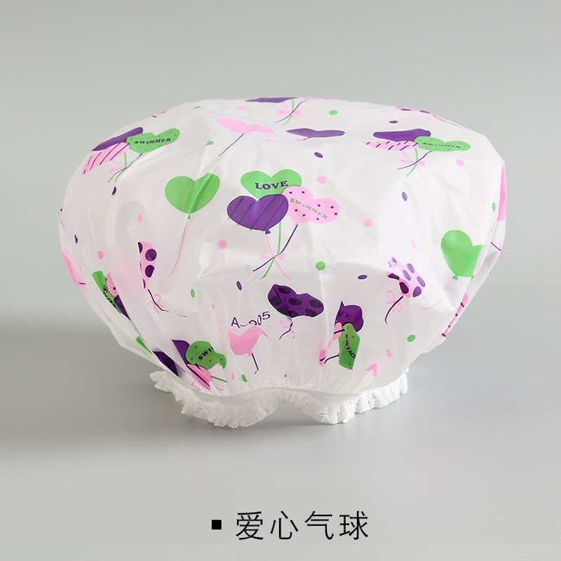 Ūdensnecaurlaidīga vannas cepure, biezināta ūdensnecaurlaidīga un eļļas izplūdes vāciņš Sieviešu SPA matu salonu piederumi dušas cepure Vannas istabas piederumi