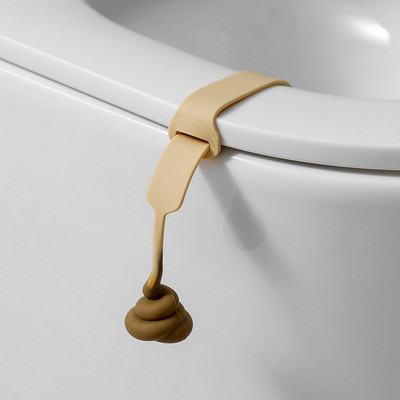 Nagyszerű WC-fedeleemelő eszköz Elasztikus WC-fedeleemelő univerzális rajzfilm Closestool-ülés fogantyútartó Tartsa higiénikus