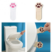 Jauks tualetes sēdekļa pārsega pacēlājs sanitārais Closestool Sēdekļa pārsega paceļamais rokturis Tualetes sēdekļa attaisītājs Pretnetīrības tualetes sēdekļa atloka rokturis