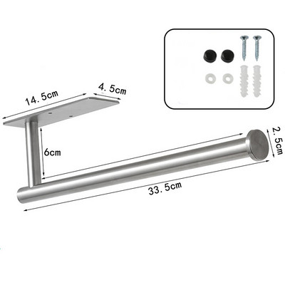 Sienas stiprinājuma audu turētājs tualetes papīra plaukts Vannas istaba Virtuve Glabāšanas plaukts Indukcijas automātiskā salvešu kaste Mājas piederumi bez perforatora
