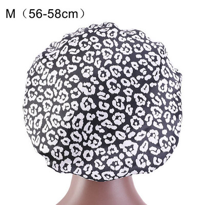 1kom Nova ženska modna elastična traka satenska svilenkasta kapa za spavanje za žene i muškarce Unisex noćna kapa za njegu kose satenska kapa za kupanje