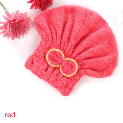 1Gb Sievietēm Ātri žūstoša matu cepure Sausie matu dvielis Super Absorbents Coral Velvet Vannas piederumi Pārnēsājamas dušas cepures