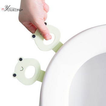 OYOURLIFE 2 бр./компл. Преносимо устройство за повдигане на капака на тоалетната чиния Избягвайте да докосвате дръжката на капака на тоалетната чиния Карикатурни повдигачи на тоалетната седалка
