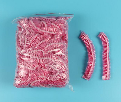 100 komada jednokratnih kapa za tuširanje Šešir Kape za kupanje Hotelska jednokratna elastična kapa za tuširanje Prozirne kape za kupanje za frizerski salon