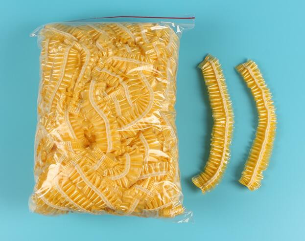 100 komada jednokratnih kapa za tuširanje Šešir Kape za kupanje Hotelska jednokratna elastična kapa za tuširanje Prozirne kape za kupanje za frizerski salon