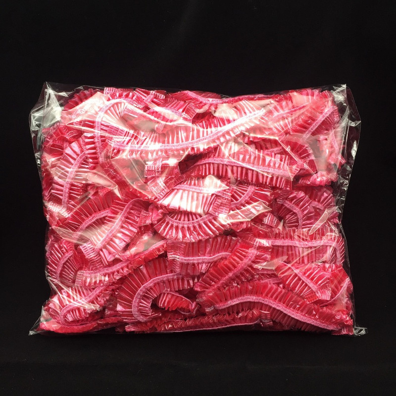 100 komada jednokratnih kapa za tuširanje Šešir Kape za kupanje Hotelska jednokratna elastična kapa za tuširanje Prozirne kape za kupanje za frizerski salon