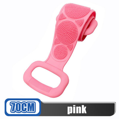 Ķermeņa sūklis Silikona birste Vannas dvielis Vannas želeja vannas tīrīšana Ādas birste masāžas dušas pagarinātas skruberis ādas tīras birstes